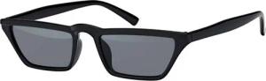 BEZLIT Eyewear Retrosonnenbrille Rundglas Designer Damen Sonnenbrille (1-St) mit schwarz und braunen Linsen