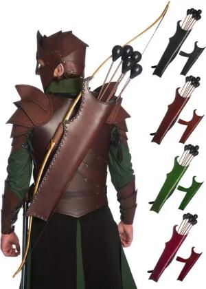 Andracor Kostüm Köcher - Elf, Ein Köcher fürs Bogenschiessen im Elfenstil von Andracor. Handgefert