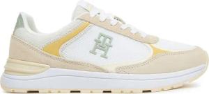 Tommy Hilfiger Sneakers Casual Fashion Runner Mix FW0FW08324 Beige
