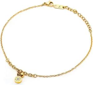 Kim Johanson Fußkette Circle (1-tlg), mit Kugel und Zirkonia