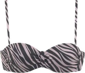 LASCANA Bügel-Bandeau-Bikini-Top Kaa, mit Animal-Design