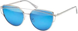 BEZLIT Eyewear Pilotenbrille Rundglas Designer Damen Sonnenbrille (1-St) mit schwarzen, rosa-grün, silber-verspiegelt und silber-hellblau