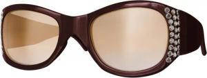 BEZLIT Eyewear Retrosonnenbrille Damen Designer Sonnenbrille Retro Strasssteine (1-St) mit verziertem Bügel