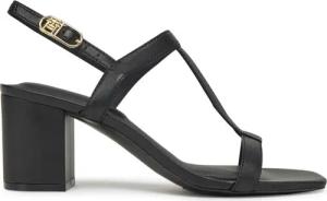 Tommy Hilfiger Sandalen Leather Block Heel Sandal FW0FW08532 Schwarz