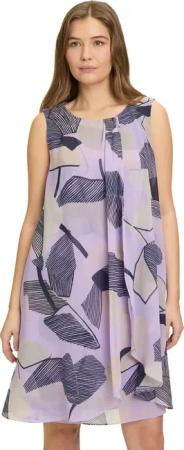 Betty&Co Chiffonkleid "Betty & Co Chiffonkleid im Layer Look", Druck
