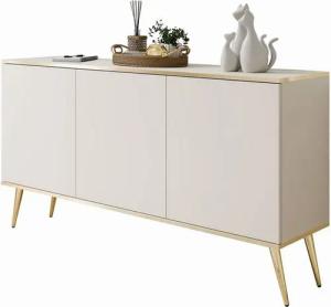 Lookway Kommode OXFORD K160 Die dreitürige Sideboards auf goldenen Füßen
