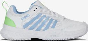 Damen Tennisschuhe Sandplatz - K-Swiss Court Express 2 weiss/blau