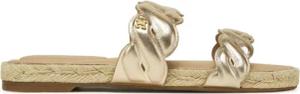 Tommy Hilfiger Espadrilles Metallic Rope Espadrille Mule FW0FW08670 Goldfarben