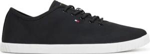 Tommy Hilfiger Sneakers aus Stoff Canvas Lace Up Sneaker FW0FW08641 Schwarz