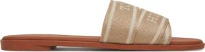 Tommy Hilfiger Pantoletten Webbing Mule FW0FW08421 Beige