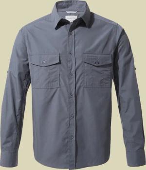 Kiwi Long Sleeved Shirt Men blau L - ombre blue