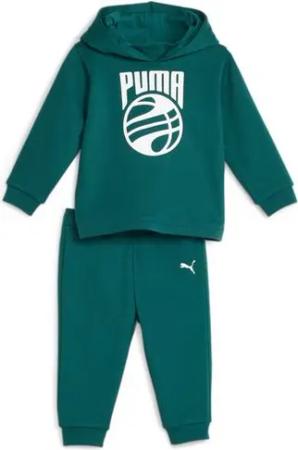 PUMA Jogginganzug MINICATS HOOPS Set MALACHITE