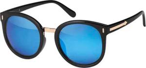 BEZLIT Eyewear Wayfarer Rundglas Designer Damen Sonnenbrille (1-St) mit blauen, grünen und rosa Linsen
