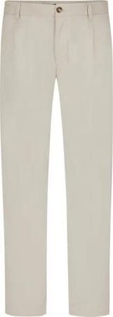 Marc O'Polo Leichte Chino mit Stretch und Bundfalten, Tapered Fit