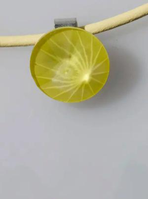 Kette mit Anhänger - gelb - Gr. Einheitsgröße von Goldner Fashion
