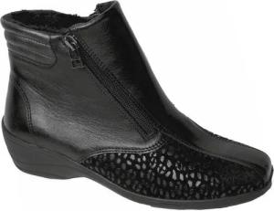 Stiefelette mit angenehmer Halluxfunktion - schwarz - Gr. 37 von Goldner Fashion