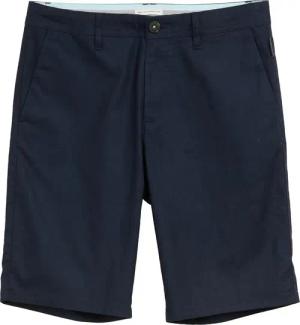 TOM TAILOR Herren Slim Chino Shorts mit Leinenanteil, blau, Uni, Gr. 36