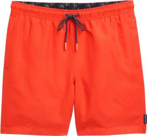 TOM TAILOR Herren Basic Badeshorts, rot, Uni, Gr. S