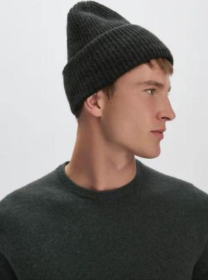 hessnatur FTC × HESSNATUR Mütze aus Kaschmir - blau - Größe 1size