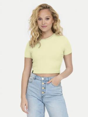 ONLY T-Shirt Betty 15311891 Gelb Regular Fit