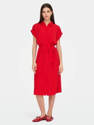 ONLY Hemdkleid Hannover 15191953 Rot Regular Fit