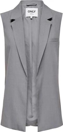ONLY Weste Marine 15338353 Grau Straight Fit