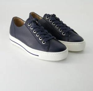 Paul Green Schuhe - Sneaker Glattleder (Blau, Gr. 41)