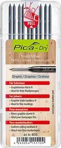 Pica Dry Schreiner 4050 Fallminen-Bleistiftminen grau H 2,8 mm, 10 St.