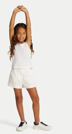 Tommy Hilfiger Top Essential KG0KG08588 D Weiß Regular Fit