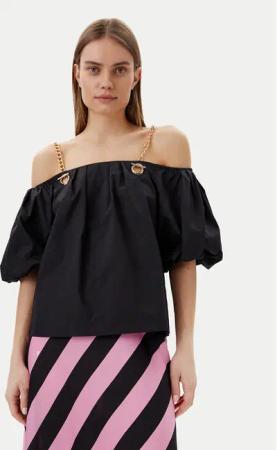 Lola Casademunt by Maite Top MS2515040 Schwarz Relaxed Fit
