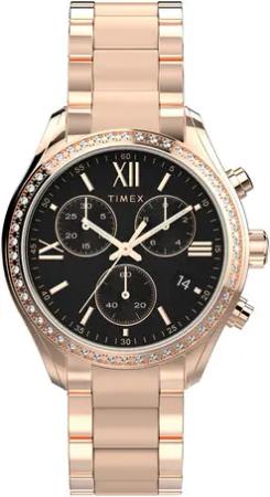 Timex Uhr Dress Chronograph TW2W20100 Roségold