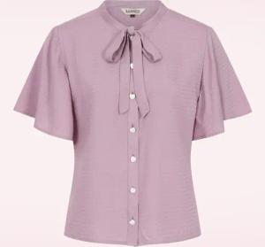 May Wave Bluse in Lila