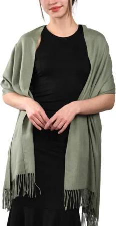 Coonoor Modeschal Damen Kaschmir Schultertuch Abendkleid festlich Schal, mit quasten/fransen, Tücher für abendkleid Stola Scarf Winterschal