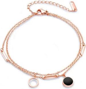 Kim Johanson Fußkette Black Moon (1-tlg), mit Kreisen