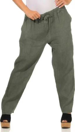 Mississhop Leinenhose Leinenhose 100 % Freizeithose Lange Hose 334