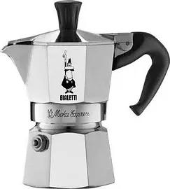 BIALETTI Moka Express 3 Espressokocher silber, 3 Tassen