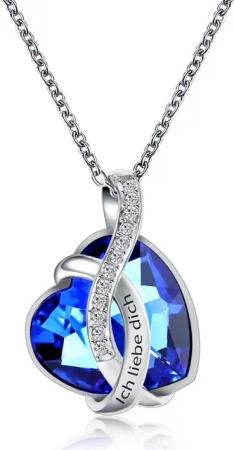 Kim Johanson Kette mit Anhänger Ich Liebe Dich, aus Edelstahl