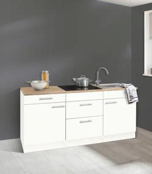 OPTIFIT Küchenzeile "Mini", Breite 180 cm, mit Glaskeramik-Kochfeld, mit Arbeitsplatte
