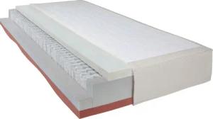 Birkenstock Boxspringbett "Arran", in Schwebeoptik, mit glattem Kopfteil, Kopfteilhöhe 124 cm