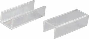 Liedeco Sichtschutzbefestigungen Zubehör-Set "Verbinder für 1-3-laüfige Gardinenschienen", (2 St.)