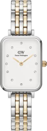 Daniel Wellington DW Uhr Quadro Lumine 5-link two-tone 20x26mm Silver