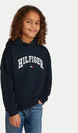 Tommy Hilfiger Sweatshirt Varsity KB0KB09574 Dunkelblau Relaxed Fit