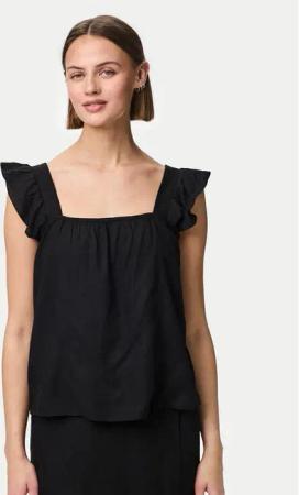 Pieces Top Pia 17154740 Schwarz Regular Fit