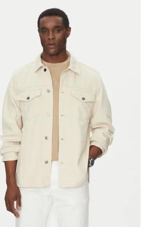 Michael Kors Hemd CR5900PBK8 Écru Regular Fit