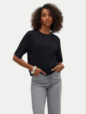 Vero Moda Pullover Silje 10320460 Schwarz Oversize