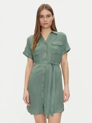 Vero Moda Hemdkleid Bumpy 10325828 Grün Loose Fit