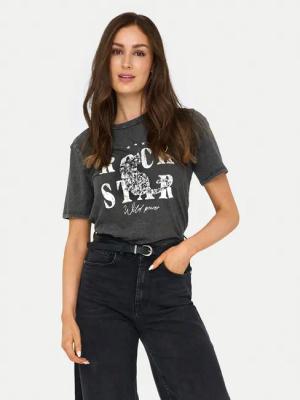 ONLY T-Shirt Lucy 15346786 Grau Regular Fit