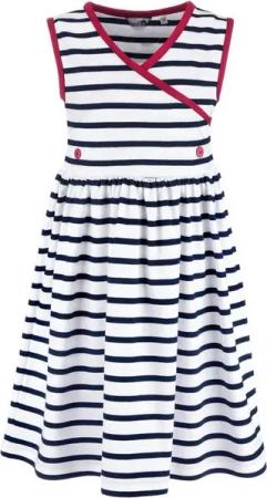modAS Strandkleid (1-tlg) Bretonisches Mädchenkleid Maritim - Gestreiftes Kleid für Mädchen
