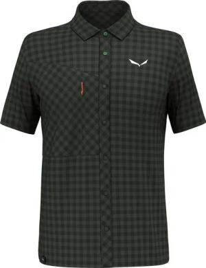 Salewa Outdoorhemd PUEZ DRY M S/S SHIRT DARK OLIVE