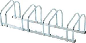HOMCOM Fahrradhalter silber silber B/H/L: ca. 33x27x110 cm